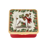 Halcyon Days Waiting for Christmas Enamel Box