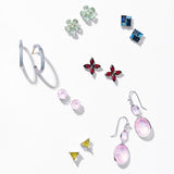 Dottie Earrings in Rose Quartz