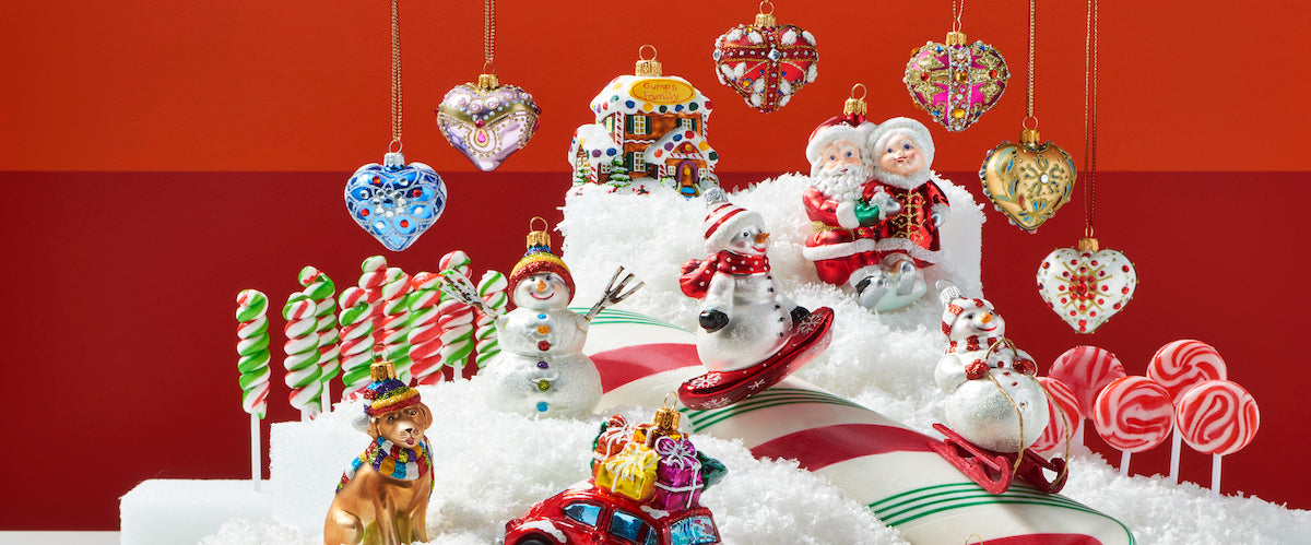 Santa and Friends Ornaments