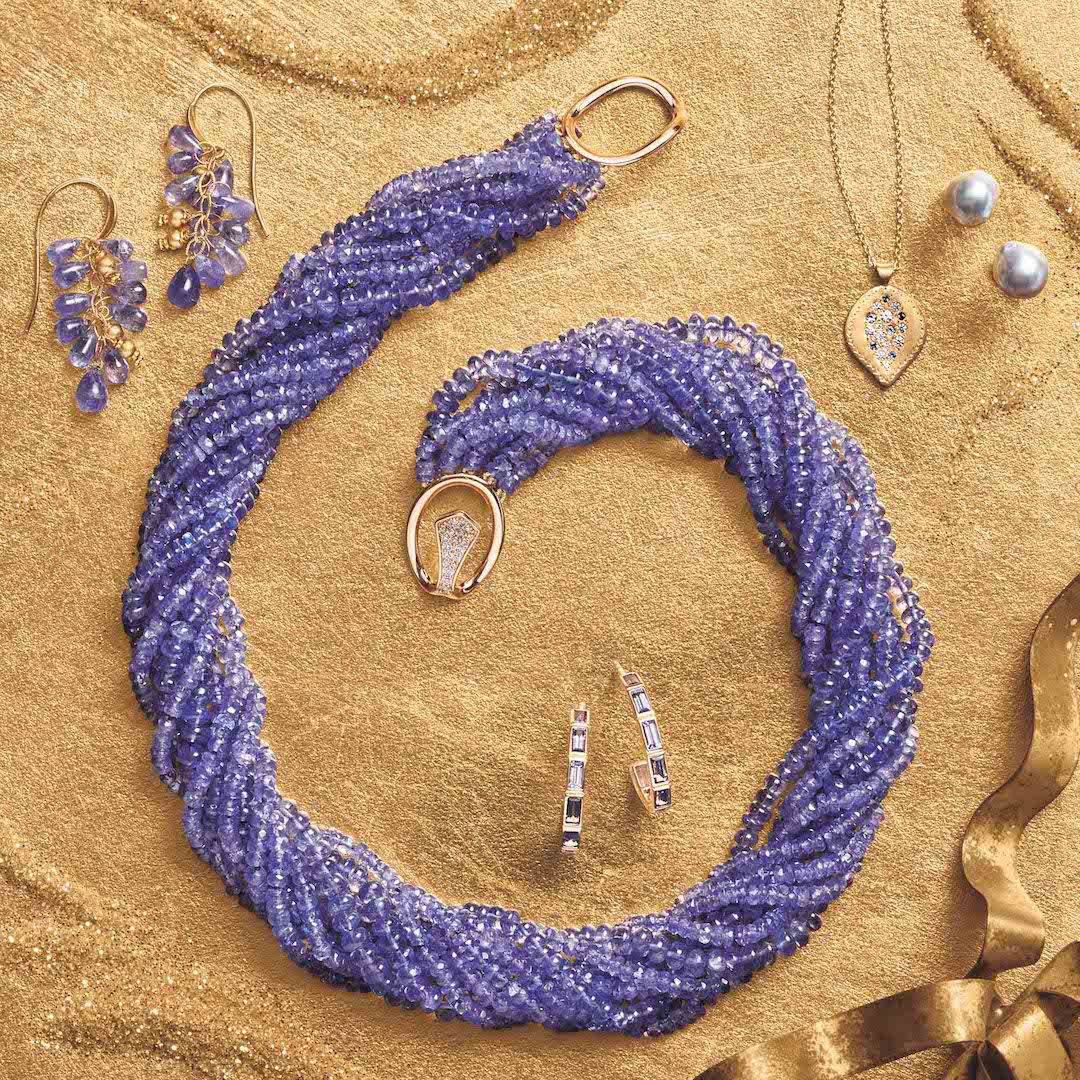 Ten-Strand Tanzanite Twist Necklace