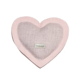 Lavender Heart Sachet, Pink Linen