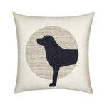 Elaine Smith Woof Indoor/Outdoor Pillow, Head
