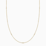 Long Fine Diamond Station Chain