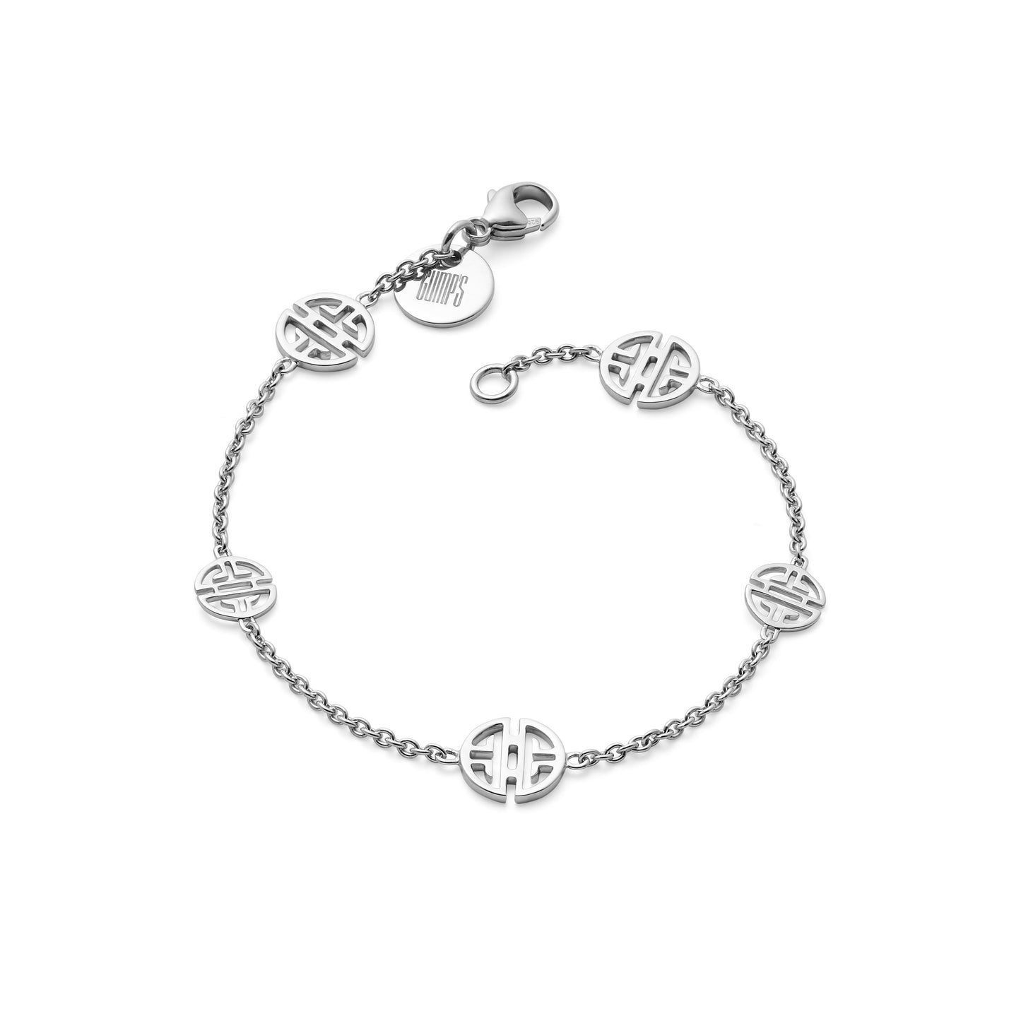 Gump's Signature Petite Silver Shou Station Bracelet