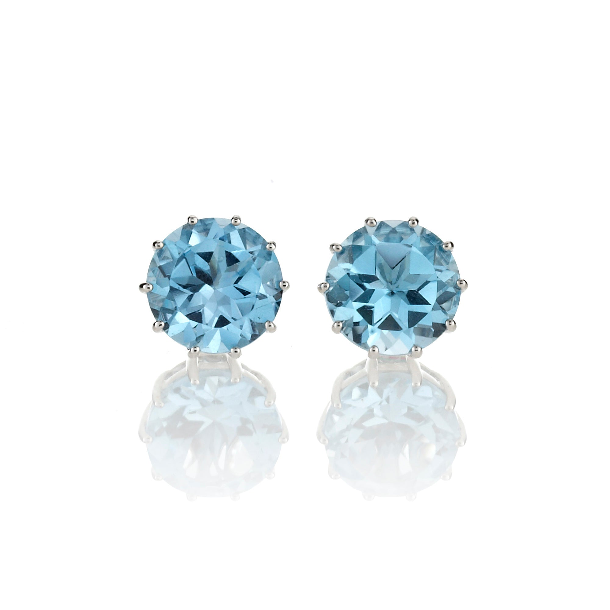 Gump's Signature Dottie Earrings in Swiss Blue Topaz