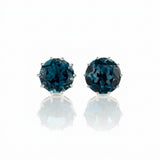 Dottie Earrings in London Blue Topaz