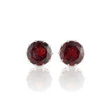 Gump's Signature Dottie Earrings in Garnet