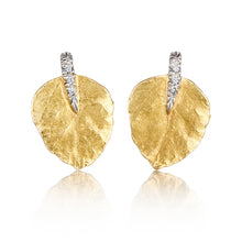 Aaron Henry Diamond Aspen Leaf Earrings