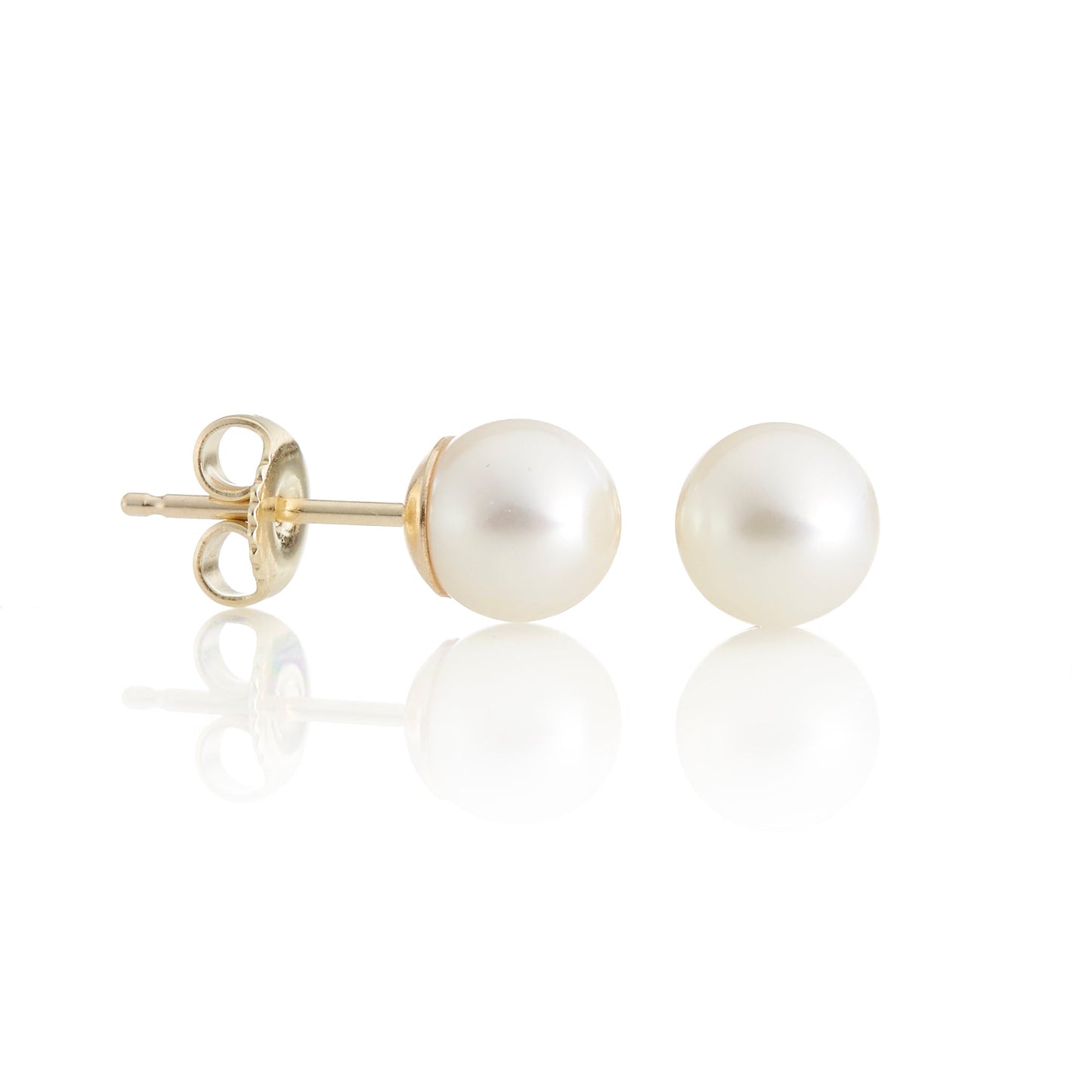 Gump's Signature 5mm White Pearl Earrings