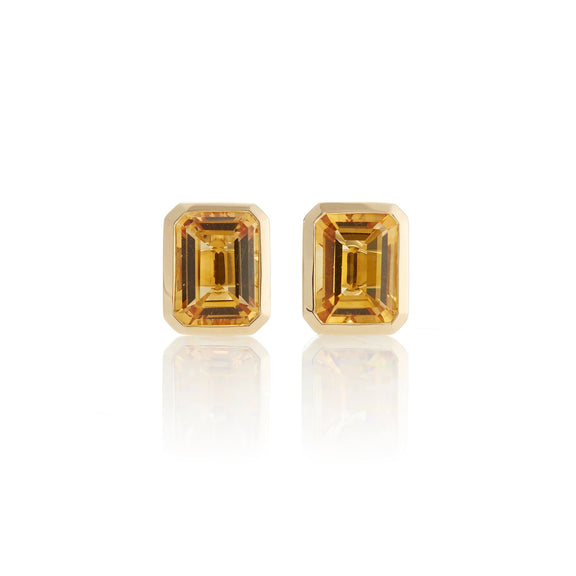 Gump's Signature Newport Earrings in Citrine