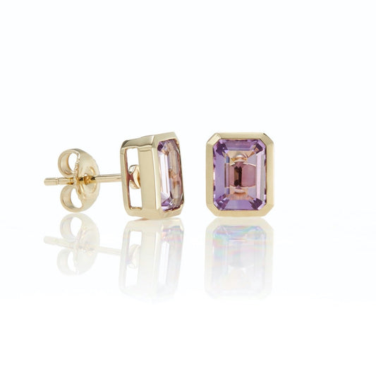 Newport Earrings in Amethyst