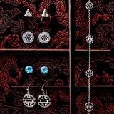 Bermuda Earrings in White Topaz