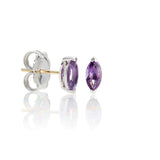 Antoinette Earrings in Amethyst