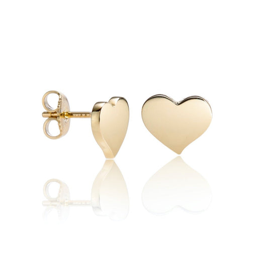 Gump's Signature Gold Heart Earrings