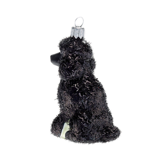 Black Poodle Ornament