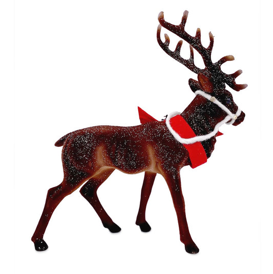 Flocked Reindeer XL