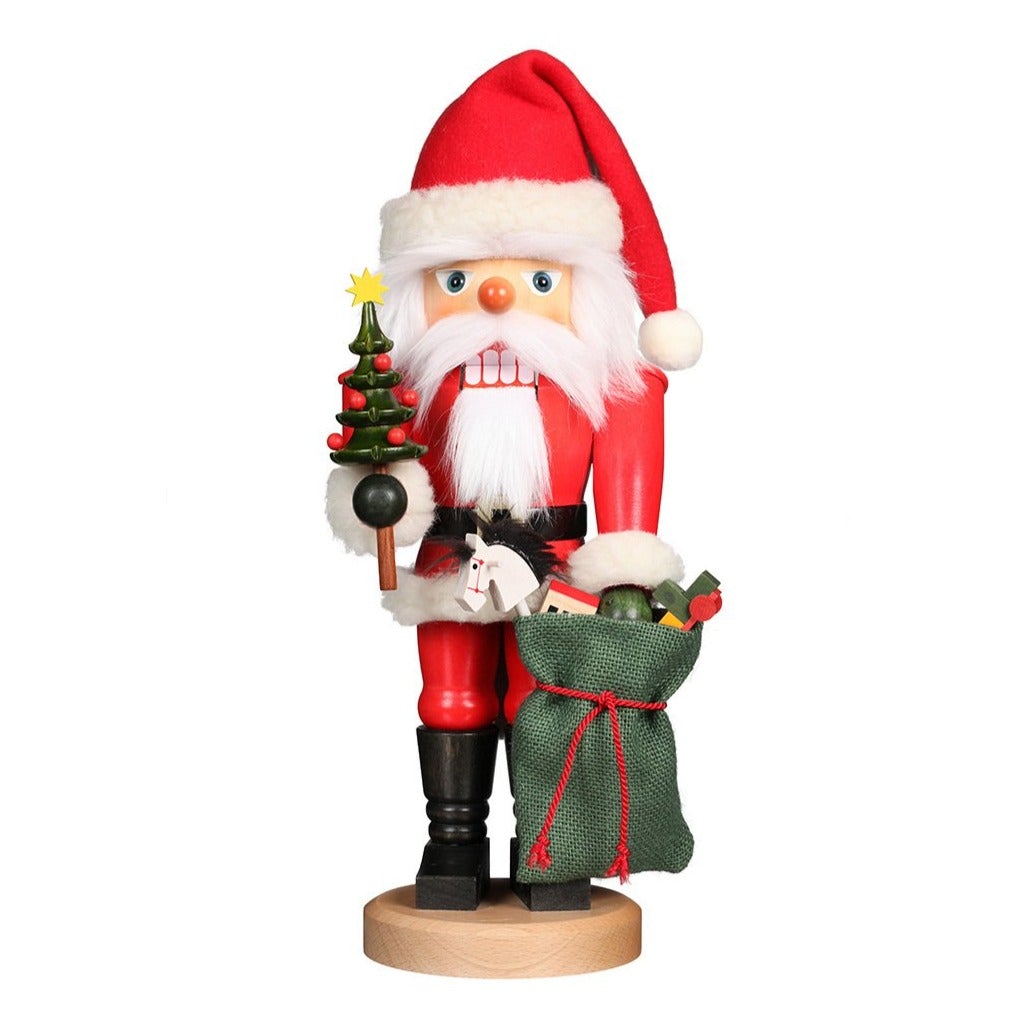 Christian Ulbricht Santa with Gift Sack Nutcracker