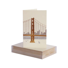 Paula Skene San Francisco Skyline Mini Note Cards, Set of 8