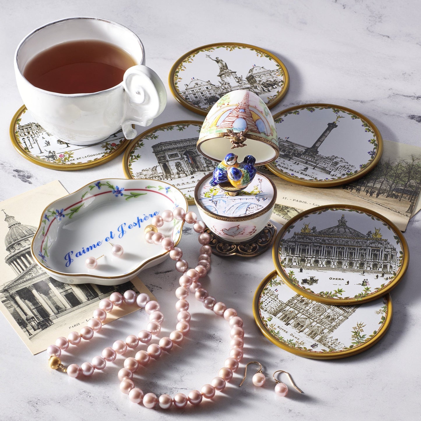 Paris Scenes Coaster Set