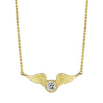 Anthony Lent Small Victory Necklace with Diamond