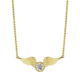 Anthony Lent Small Victory Necklace with Diamond