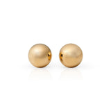 9.5mm Gold Bead Earrings