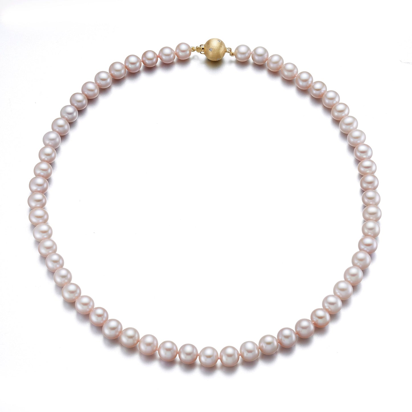 7mm Pink Pearl Necklace