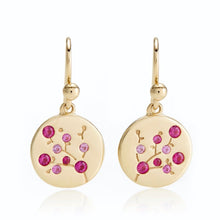 Gump's Signature Pink Sapphire Cherry Blossom Earrings