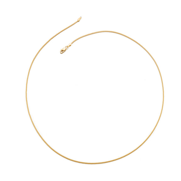 1.2mm 14-Karat Yellow Gold Chain