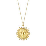 Sunface Pendant Necklace