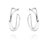 Georg Jensen Infinity Hoop Earrings, Large