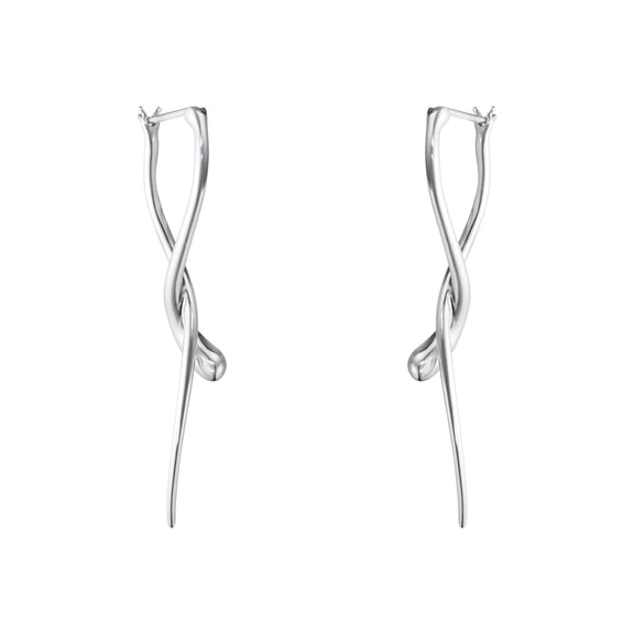 Georg Jensen Silver Mercy Earrings