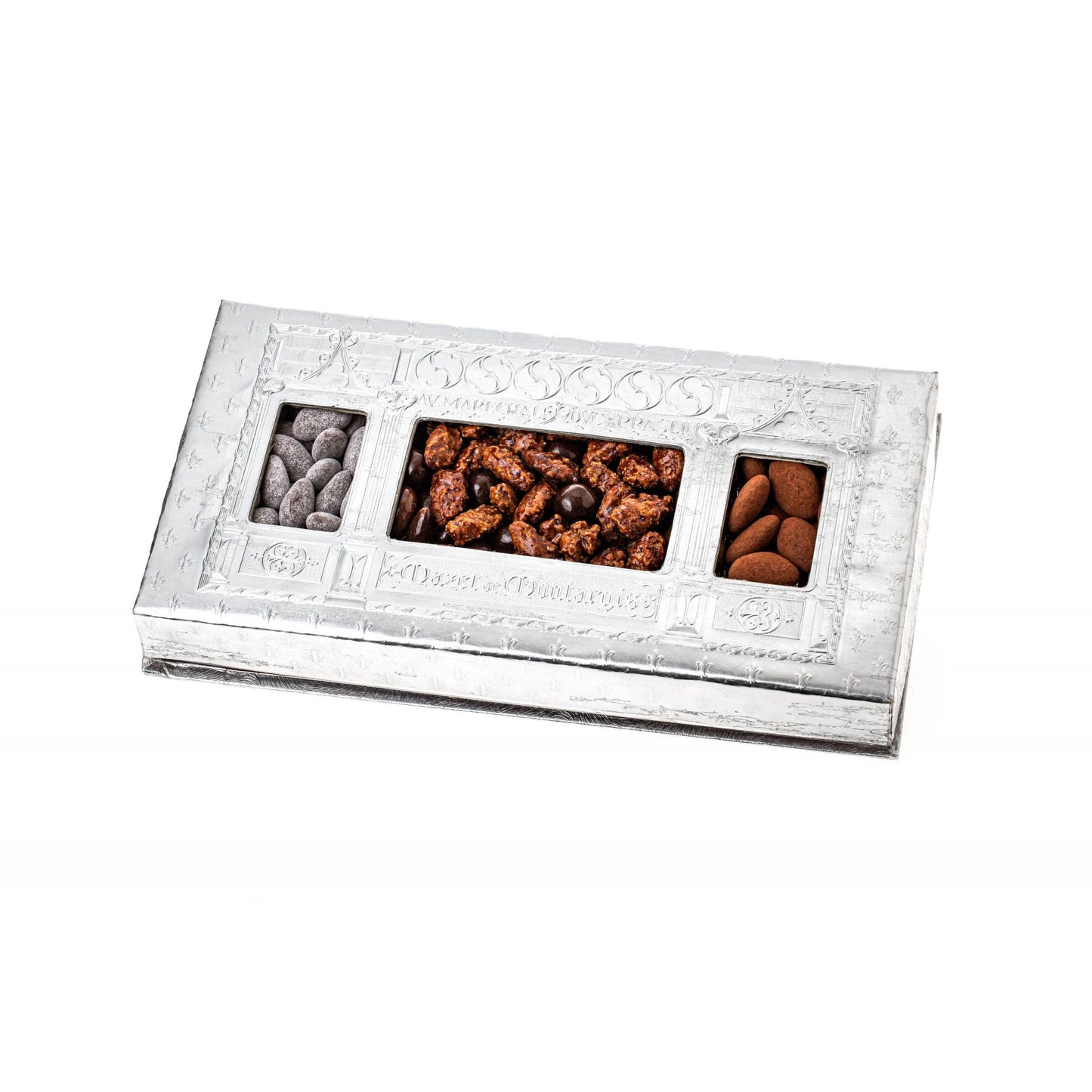 Mazet Silver Box Assorted Candied Nuts, 400g