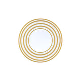 JL Coquet Hemisphere Gold Stripe Salad Plate