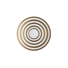 JL Coquet Hemisphere Gold Stripe Tea Saucer