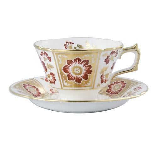 Royal Crown Derby Panel Red Teacup