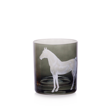 Artel Barnyard Double Old-Fashioned Glass, Smoke Horse