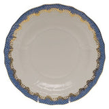 Herend Fish Scale Dessert Plate, Blue
