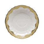 Herend Fish Scale Canton Tea Saucer, Gold