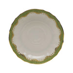 Herend Fish Scale Canton Tea Saucer, Evergreen