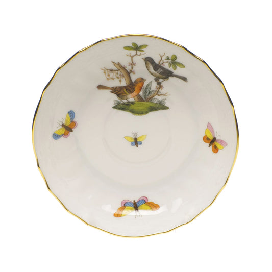 Herend Rothschild Bird Tea Saucer, No 5