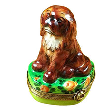 Ruby King Charles Spaniel Limoges