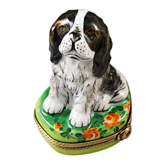 Tri-Color King Charles Spaniel Limoges