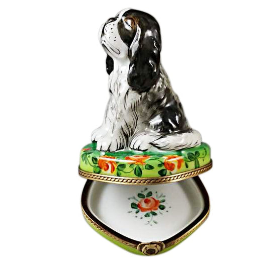 Tri-Color King Charles Spaniel Limoges