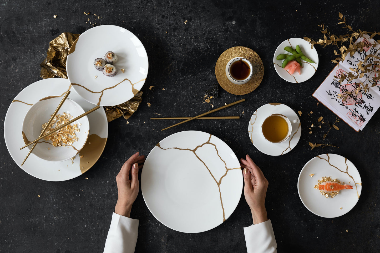 Kintsugi Dinner Plate