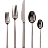 Sambonet Linea Q 5-Piece Place Setting, Black