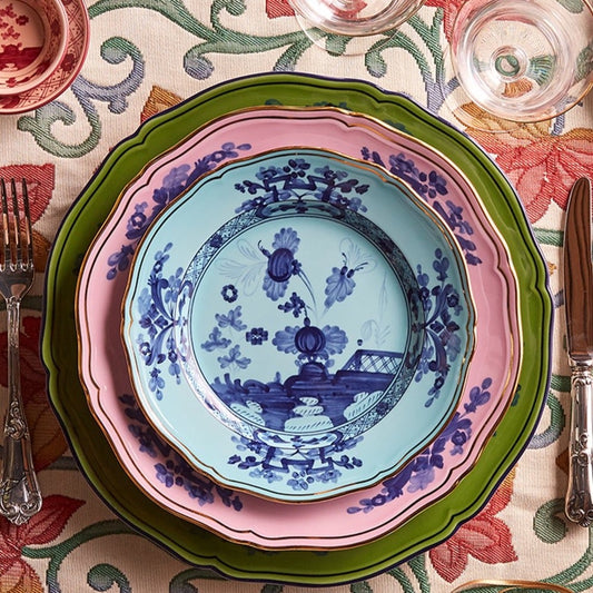 Oriente Italiano Dessert Plate, Azalea