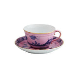 Oriente Italiano Tea Saucer, Azalea