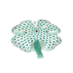 Herend Four-Leaf Clover, Green