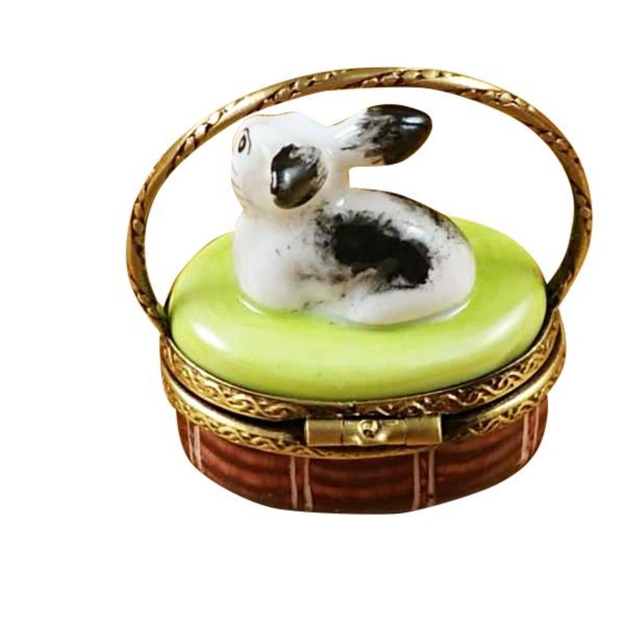 Rabbit on Basket Limoges